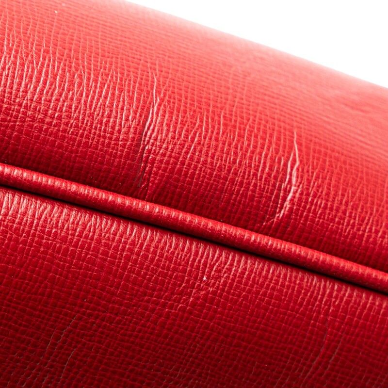 Gucci Interlocking Clutch Red Leather — view 4