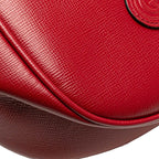 Gucci Interlocking Clutch Red Leather — view 5