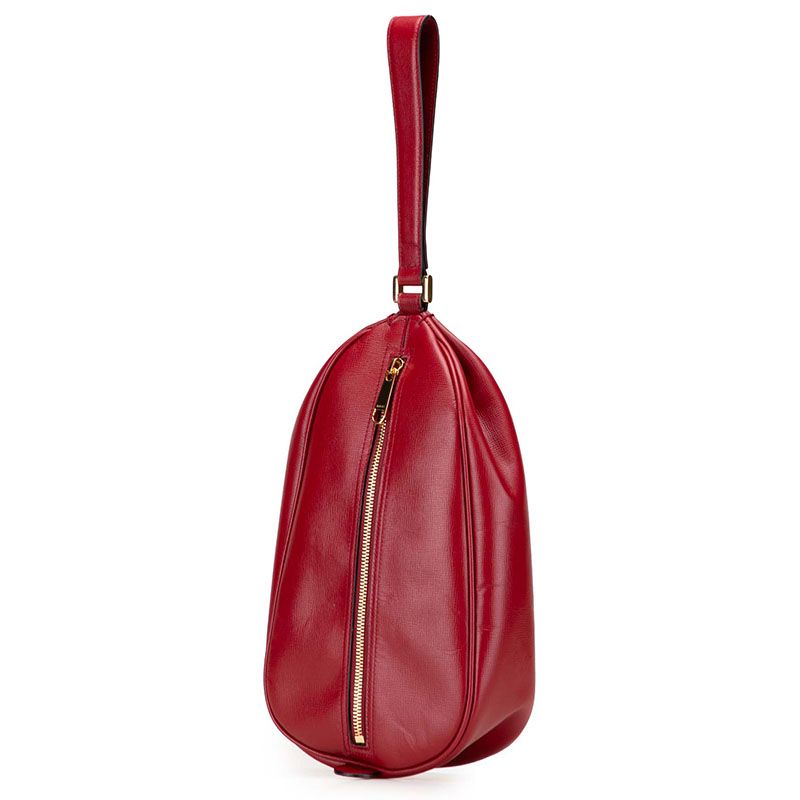 Gucci Interlocking Clutch Red Leather — view 2