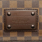 Louis Vuitton Damier Brooklyn PM Crossbody Shoulder Bag Brown Leather — view 5