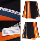 Loewe Scarf Shawl Striped Silk Wool — view 7