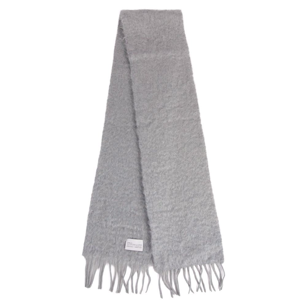 Loewe Scarf Shawl Fringe Leather Patch Anagra — view 2