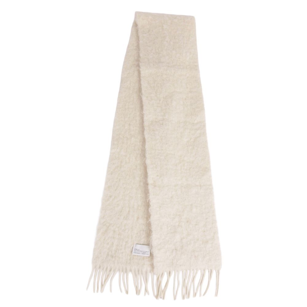 Loewe Scarf Shawl Fringe Leather Patch Anagra — view 2
