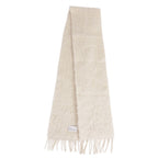 Loewe Scarf Shawl Fringe Leather Patch Anagra — view 2