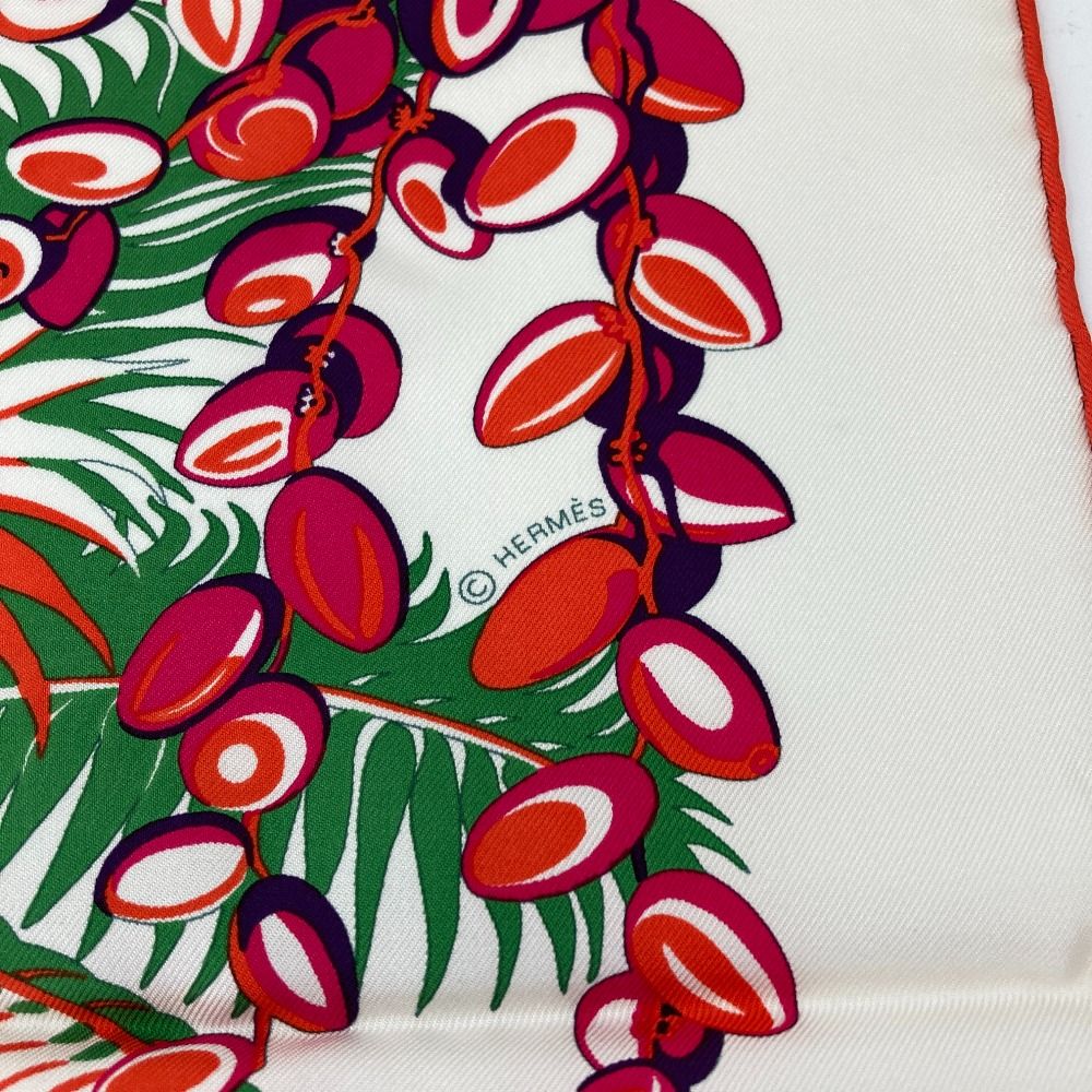 Hermes Carre 90 Mythiques Phoenix Silk Scarf White Multicolor — view 7
