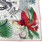 Hermes Carre 90 Mythiques Phoenix Silk Scarf White Multicolor — view 5