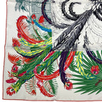 Hermes Carre 90 Mythiques Phoenix Silk Scarf White Multicolor — view 3