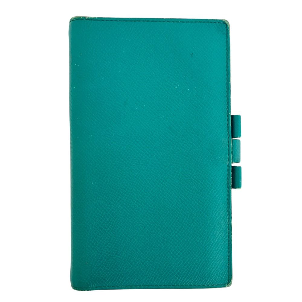 Hermes Agenda Vision Veau Epsom Notebook Cover Blue