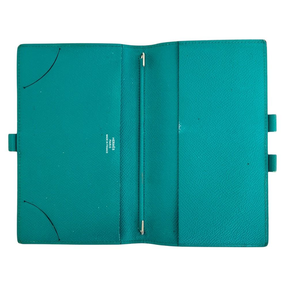 Hermes Agenda Vision Veau Epsom Notebook Cover Blue — view 3