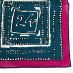 Hermes Carre 65 le Boubou Cotton Scarf Purple — view 2