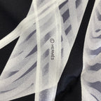 Hermes Carre 70 Please Check in Silk Scarf Black — view 4