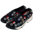 Dior Bead Decoration Low Cut Sneakers 37 Black