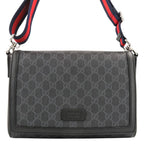 Gucci GG Supreme Shoulder Bag Cross Black — view 2