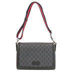 Gucci GG Supreme Shoulder Bag Cross Black