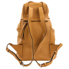 Loewe Drawstring Leather Backpack Camel — view 3