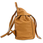 Loewe Drawstring Leather Backpack Camel — view 4