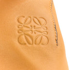 Loewe Drawstring Leather Backpack Camel — view 8