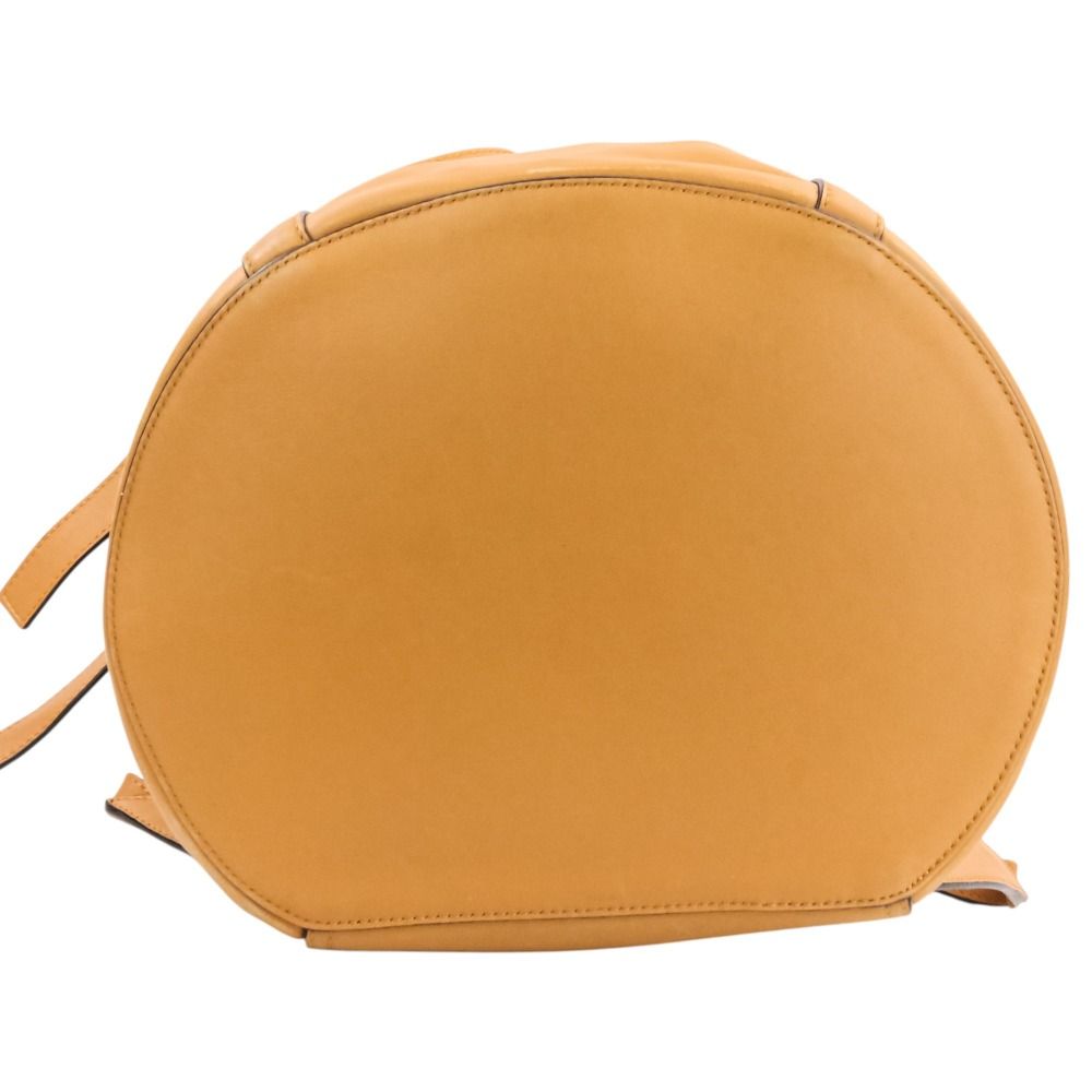 Loewe Drawstring Leather Backpack Camel — view 6