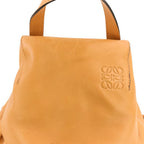 Loewe Drawstring Leather Backpack Camel — view 7