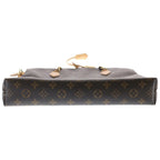Louis Vuitton Monogram Lockit Chain Leather Tote Brown — view 4