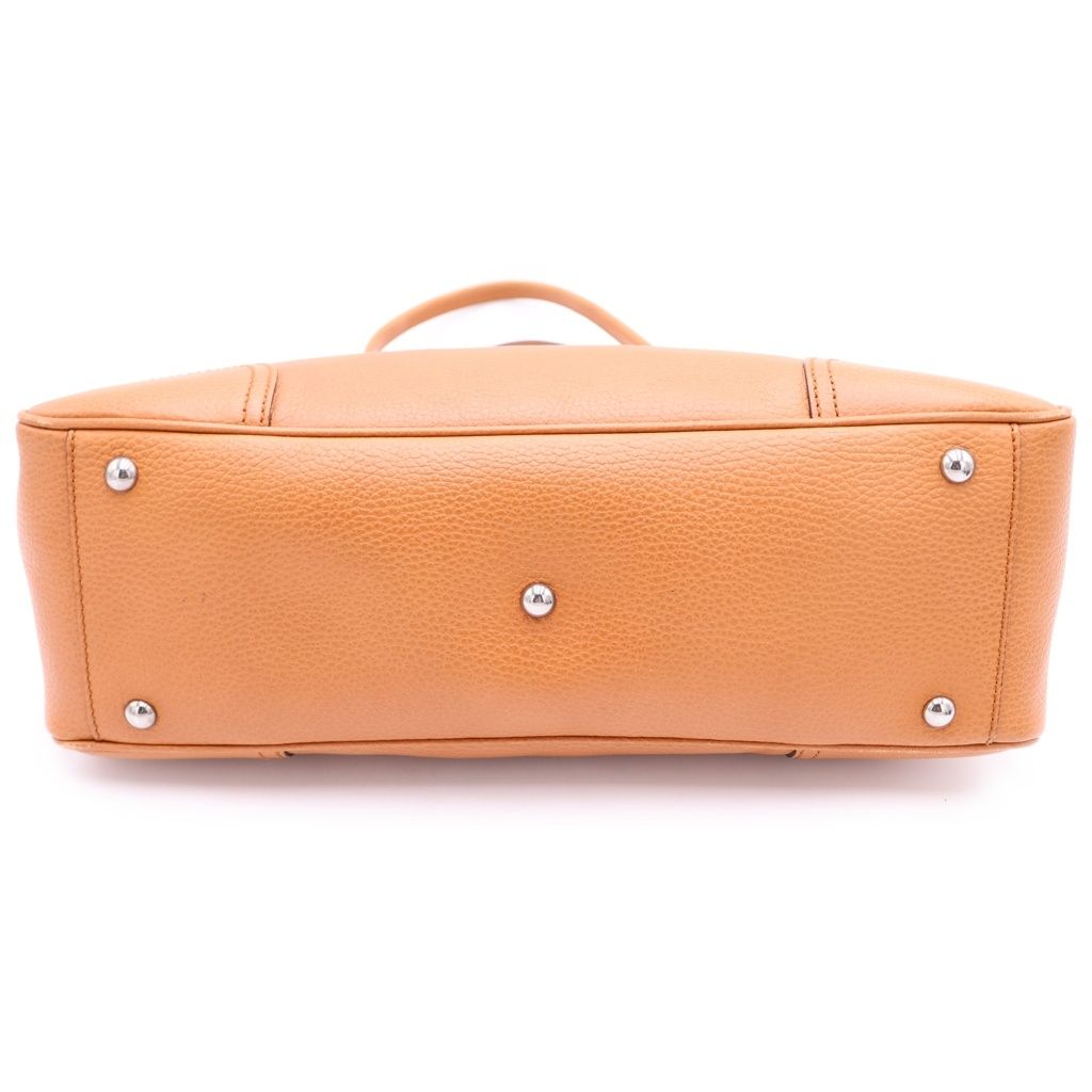 Gucci Tote Brown Leather Silver — view 4
