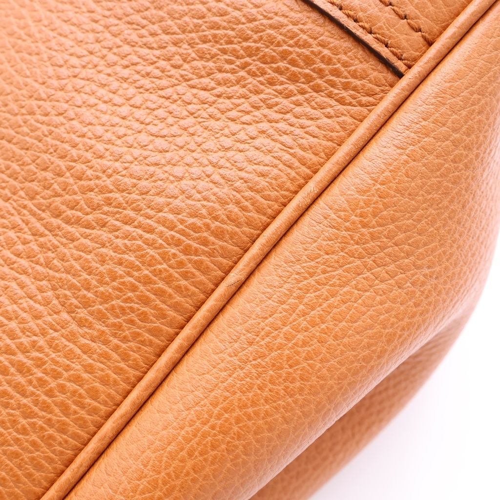 Gucci Tote Brown Leather Silver — view 7