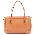 Gucci Tote Brown Leather Silver — view 2