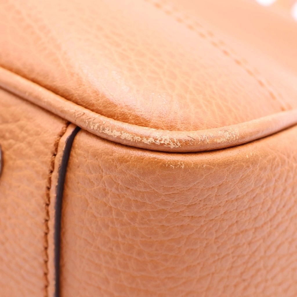Gucci Tote Brown Leather Silver — view 5
