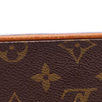 Louis Vuitton Monogram Pochette Twin Mini Shoulder Bag Brown Leather — view 5