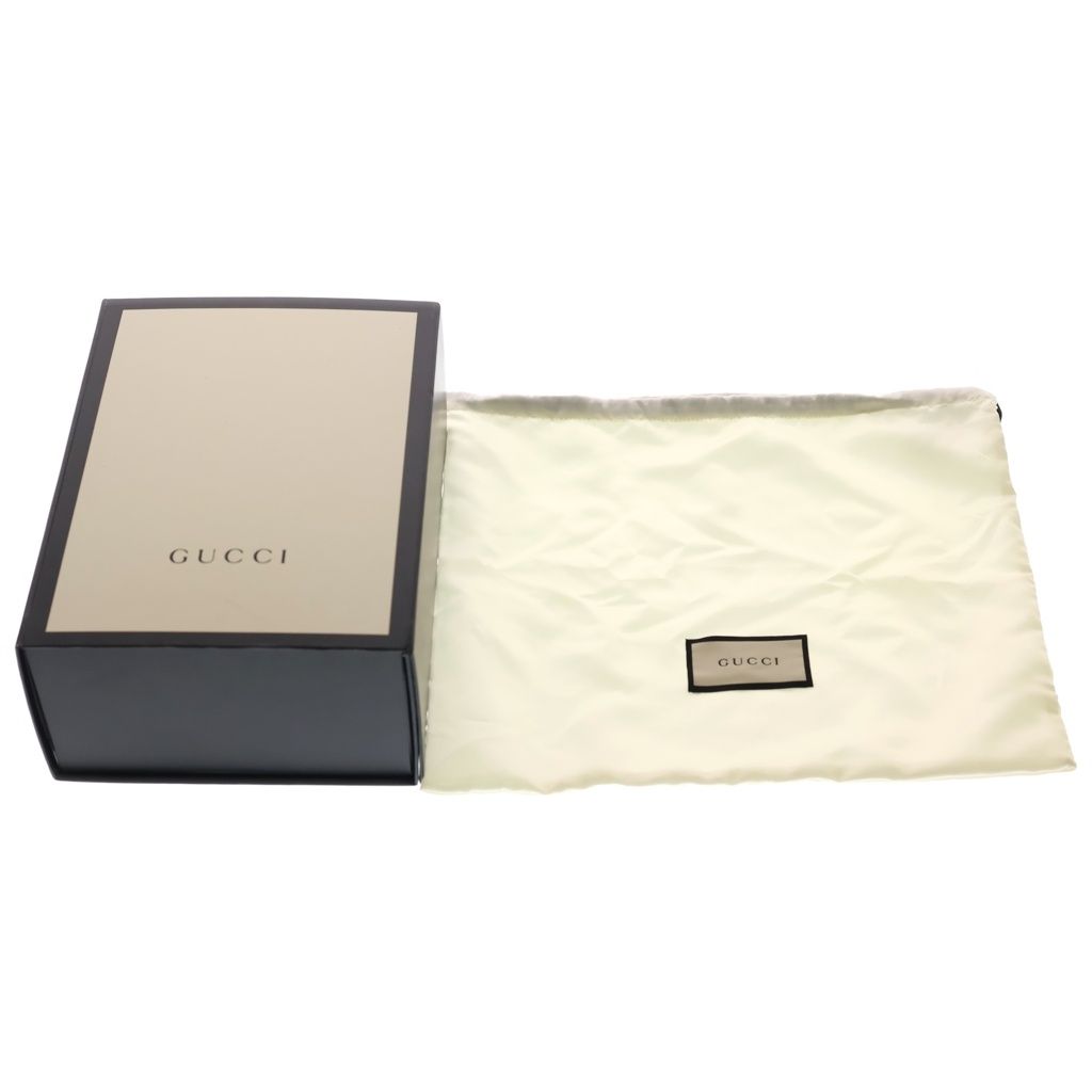 Gucci GG Marmont Shoulder Bag Black Leather Gold — view 9