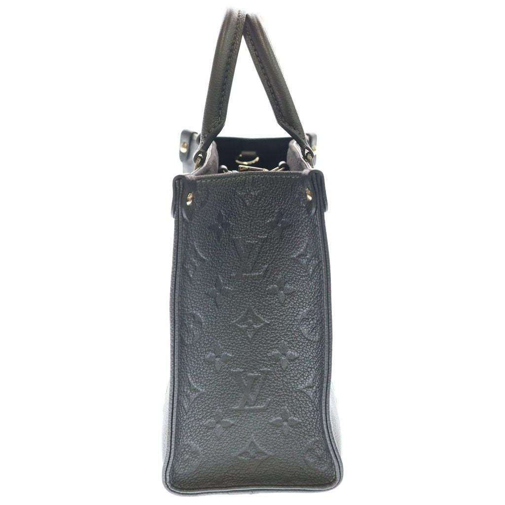Louis Vuitton Monogram Empreinte On The Go PM 2-Way Shoulder Bag Gunmetal Gray — view 3