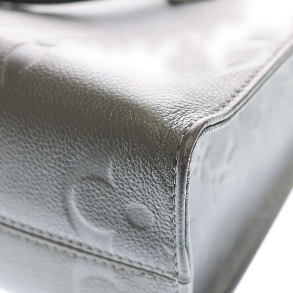 Louis Vuitton Monogram Empreinte On The Go PM 2-Way Shoulder Bag Gunmetal Gray — view 6