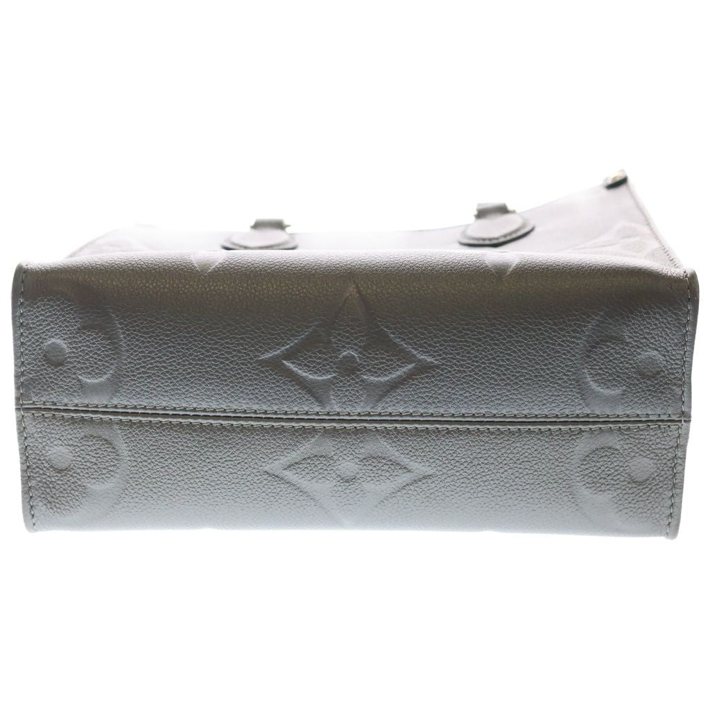 Louis Vuitton Monogram Empreinte On The Go PM 2-Way Shoulder Bag Gunmetal Gray — view 4