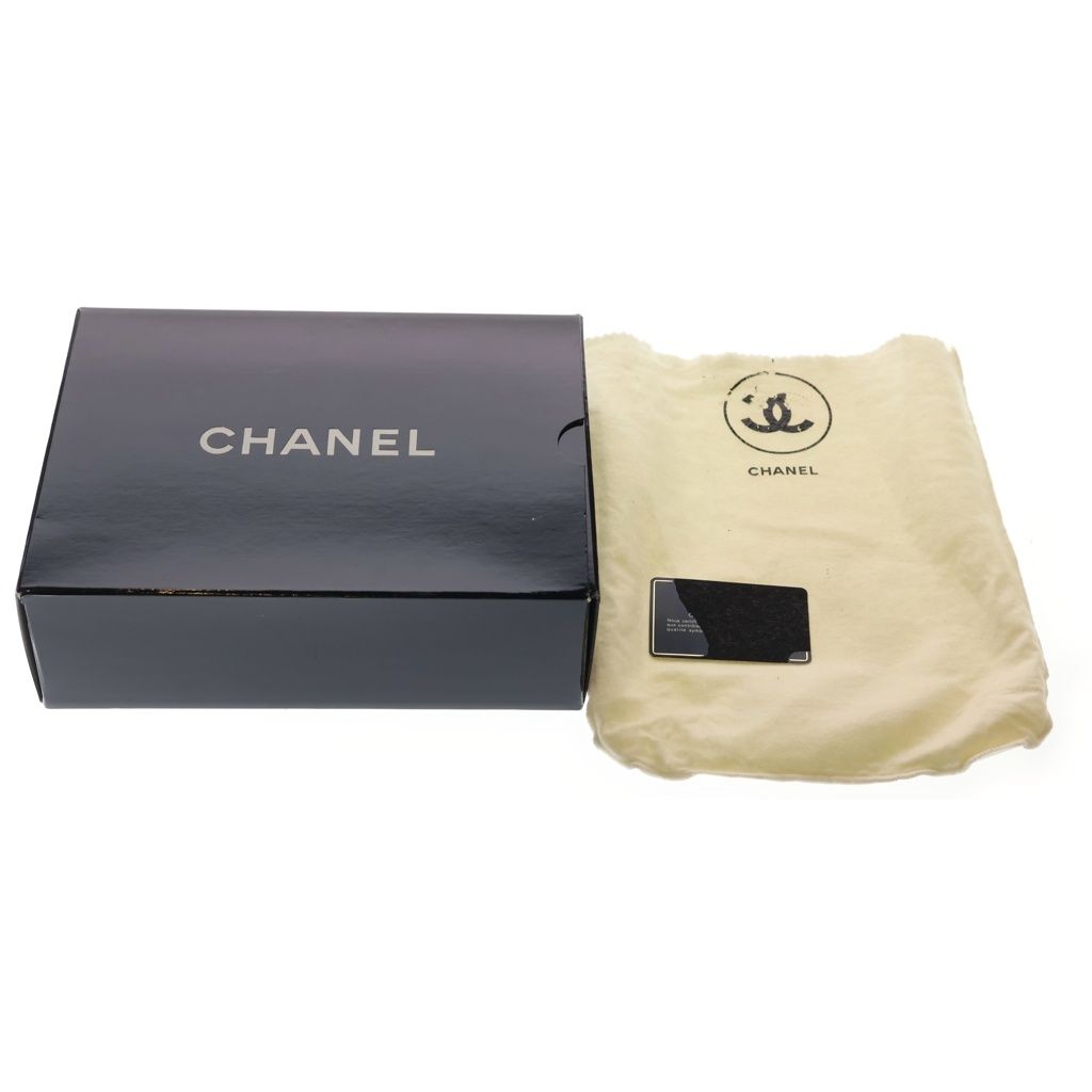 Chanel Quilted 25 Double Flap Chain Shoulder Bag Black Lambskin Gold — view 9