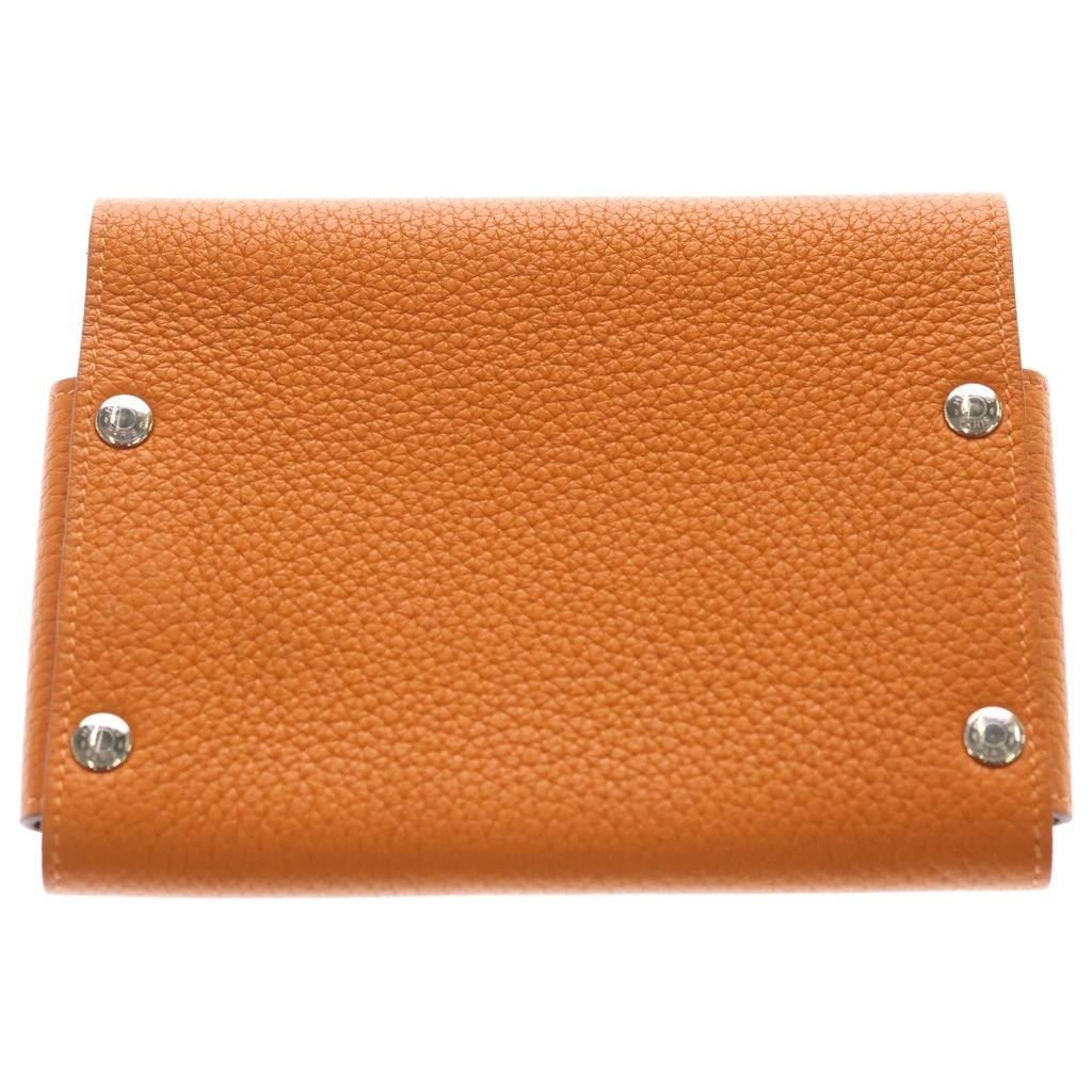 Hermes Etui Carte GM Playing Cards Case Pouch Orange — view 2
