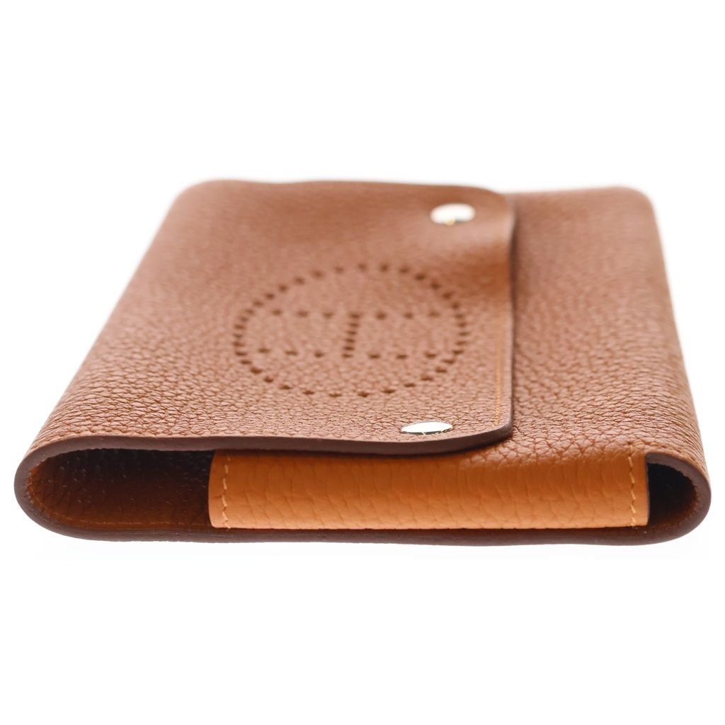 Hermes Etui Carte GM Playing Cards Case Pouch Orange — view 3