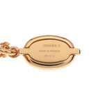 Hermes Mini Maillon PM Necklace Beige Rose Gold — view 5