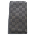 Louis Vuitton Damier Infini Portefeuille Brazza Wallet Black Silver