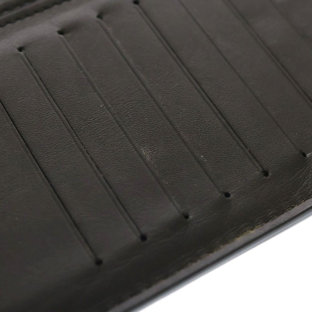 Louis Vuitton Damier Infini Portefeuille Brazza Wallet Black Silver — view 6