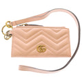 Gucci GG Marmont Coin Case Card Pink