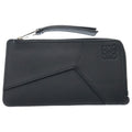 Loewe Puzzle Long Coin Card Holder Black