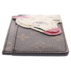Louis Vuitton Monogram Canvas Card Holder Sample Case Business Brown Zebra — view 3