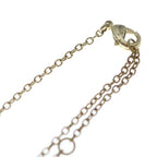 Dior CD Logo Rhinestone Pendant Chain Gold — view 4