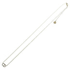 Dior CD Logo Rhinestone Pendant Chain Gold — view 2