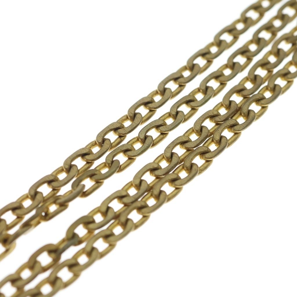 Chanel Pearl Long Chain Necklace White Gold — view 4