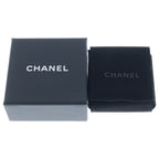 Chanel CC Logo Faux Pearl Earrings White Gold 19c — view 6