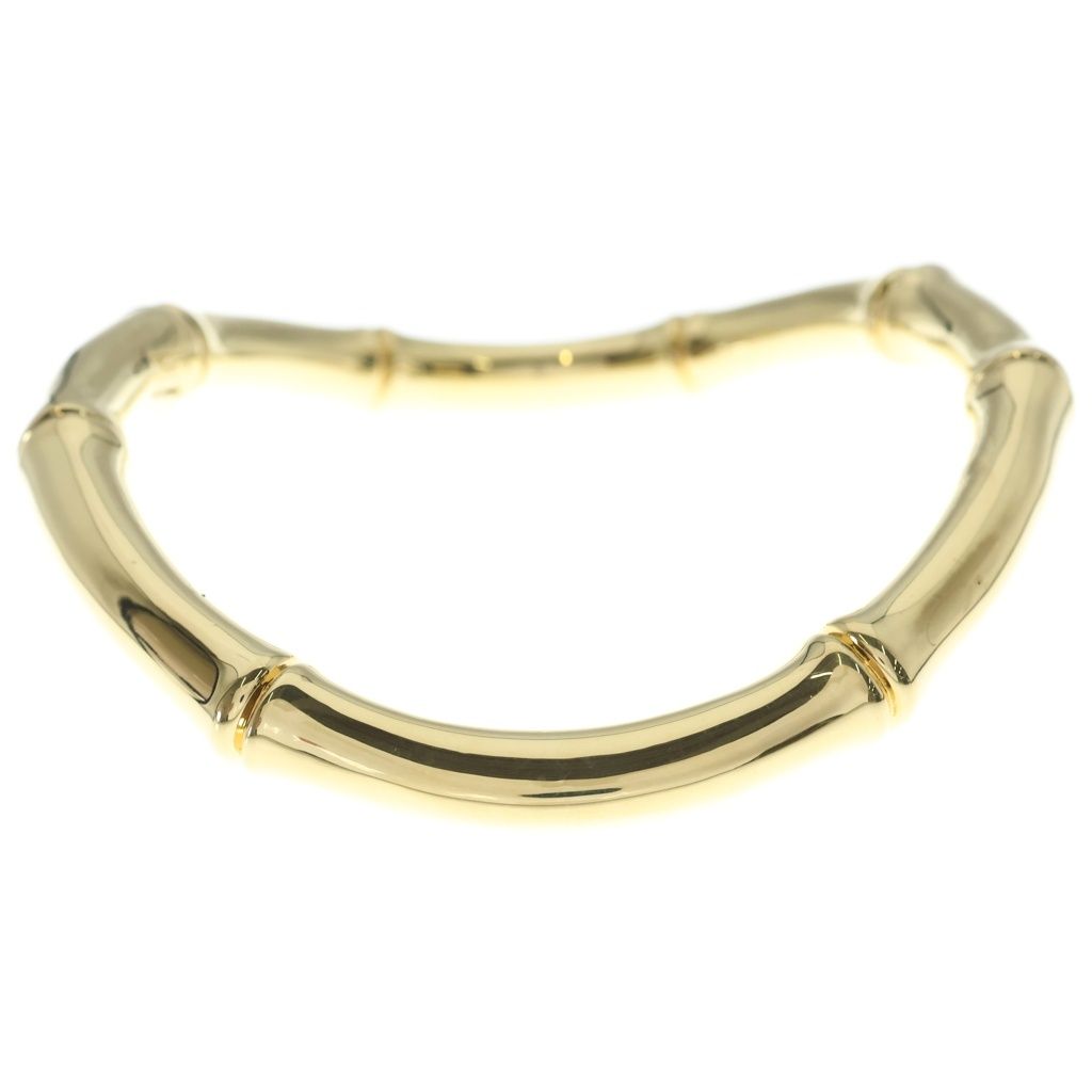 Gucci Banboo Choker Banbu Necklace Gold — view 3