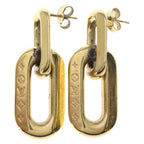 Louis Vuitton Book le Doreille Double Maillon PM Earrings Gold — view 3
