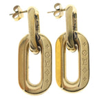 Louis Vuitton Book le Doreille Double Maillon PM Earrings Gold — view 4