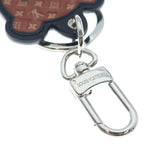 Louis Vuitton Porte Cles Teddy Bear Key Sling Bag Charm Key Holder Brown Silver — view 6